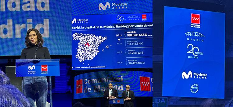 OJD acredita el impacto económico del Movistar Arena OJD acredita el impacto económico del Movistar Arena